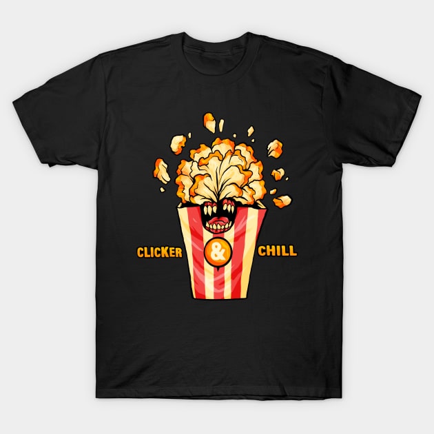 clicker and chill T-Shirt by spoilerinc